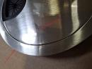STRONG Cable bushing steel 80mm brushed steel