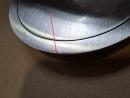 STRONG Cable bushing steel 80mm brushed steel