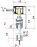 TERNO upper guide alu raw 3m 1700/G