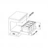 BLANCO 521475 Basket Flexon II Low 90/4