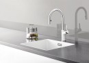 BLANCO 521359 Tap Carena-s Vario gray rock/chrome Silgranit-look