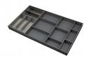 K-StrongMax 89/500mm grey antr+cutlery tray StrongMax 90+anti-slip mat antr.