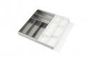K-StrongMax 89/500mm white + StrongMax 60 cutlery tray + anti-slip mat white
