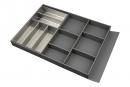 K-StrongMax 89/500mm grey antr+cutlery tray StrongMax 80+anti-slip mat antr