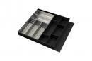 K-StrongMax 89/500mm black + StrongMax 60 cutlery tray + anti-slip mat black