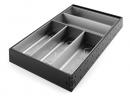 K-StrongMax 89/500mm black + StrongMax 60 cutlery tray + anti-slip mat black