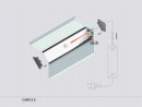 StrongLumio profile LED Cabi 12 aluminum anodized 2000mm