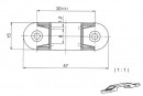 K-BBP container 4+0, roller bearing slide