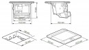 LEGRAND Pop-up 1 x 230 V electrical socket, 1 x USB, aluminum