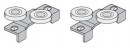 SEVROLL 10184 top carriage Simple 18mm symmetrical L+P
