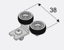 SEVROLL 10207 Maxim upper carriage 18mm asymmetrical - 2 pcs