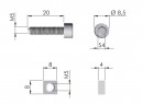 IF-Triade set of connecting fittings to the profile