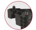 Fennel adjustable leg 140-210 mm, with pins