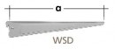 DX-console double 470mm gray