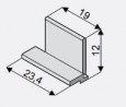 SEVROLL 20298 Pax profile cover (4 pcs.) silver