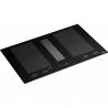 FRANKE Induction hob with extractor hood FMY 8391 HI black glass/white graphic