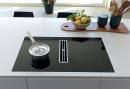 Franke Induction Hob With Integr.Chimney Hood Fma 8391R Hi Black Glass/White Gr.