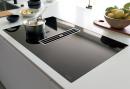Franke Induction Hob With Integr.Chimney Hood Fma 8391R Hi Black Glass/White Gr.