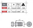 TZ03 M4x8.7mm support pin for Zero