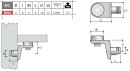 Shelf support for glass MV03 nickel