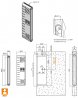 Omm Atc311.12.53 Adjustable Cabinet Hanger For Milling In Into Side