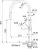 FRANKE Baterie FC 4169.503 Pescara celonerez antracit