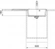 FRANKE sink MYK 611-100/7 Onyx
