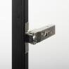 Blum 72T550A.Tl Hinge Overlay 120°, Tip-On, Narrow Alu, Screw-On