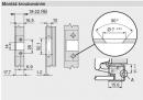 Blum 70T950A.Tl Alu Full Overlay For Tip-On