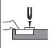 BLUM 78Z550AT Central Hinge, Narrow Alu