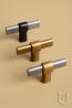 TULIP Knop Joliet steel grey/ champagne bronze