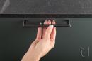 TULIP handle Palm 160 black matte