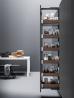 Vibo Essence, Larder Unit, Basket, 300Mm, Grey