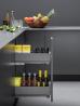 Vibo Lamina, Side Basket, 150Mm, Grey, Left