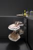 VIBO Fly Moon Galaxy shelf 600mm chrome/white left