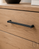 TULIP Handle Cory 160 black brushed