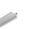 K-StrongLumio LED COB 24V 12W/m studená,Corner stříbrná,krytka mléčná,2m