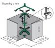 Kes 260500 Revo 90°, Corner Mechanism