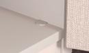 IF KORE 15 double connecting fitting, M6x8 mm, white cover cap