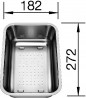 BLANCO 231178 stainl. steel multipurpose bowl accessories for Sona stainl. steel
