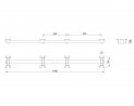 MILADESIGN Central crosspiece Mobi-Q MQ957/16 anthracite