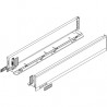 K-BLUM Legrabox M 650 mm/70 kg, Tip-on, st. steel, internal