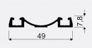 SEVROLL 04292 Elegant II lower line 3m white gloss
