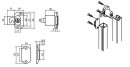 Cordia lock for aluminum frame, loaded 2-leaf door