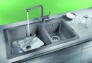 BLANCO 519653 Naya 8 coffee sink without eccentric Silgranit PuraDur