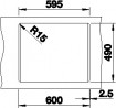 BLANCO 519641 Sink Naya 6 white without eccentric Silgranit PuraDur