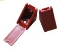 Connecting angle plastic large brown