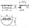 StrongLumio end parts for the Groove 10 bar round black (pair)