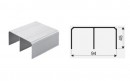 SEVROLL 02838 Comfort overhead line 6m silver
