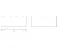 MILADESIGN Desk base Mobilar M8216–Z white